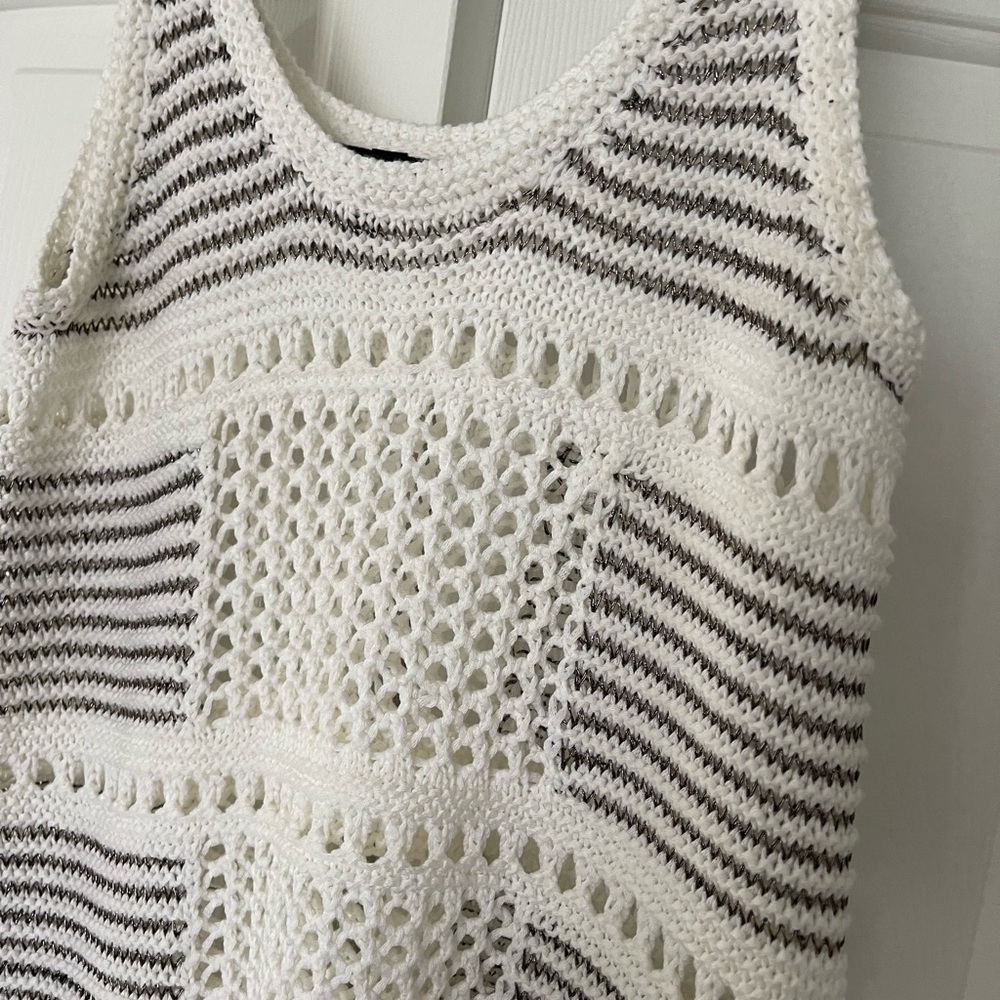 TOPSHOP Knit Openwork Top - Picture 3 of 12